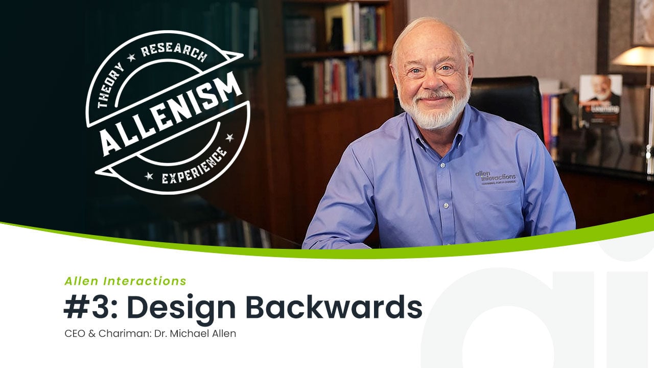 Allenism Design Backwards